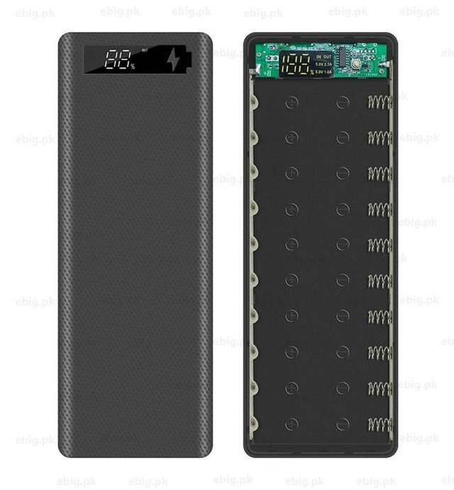 10 Cell Power Bank DIY Kit in Pakistan for 18650 batteries solderless rechargeable power bank - Image 3