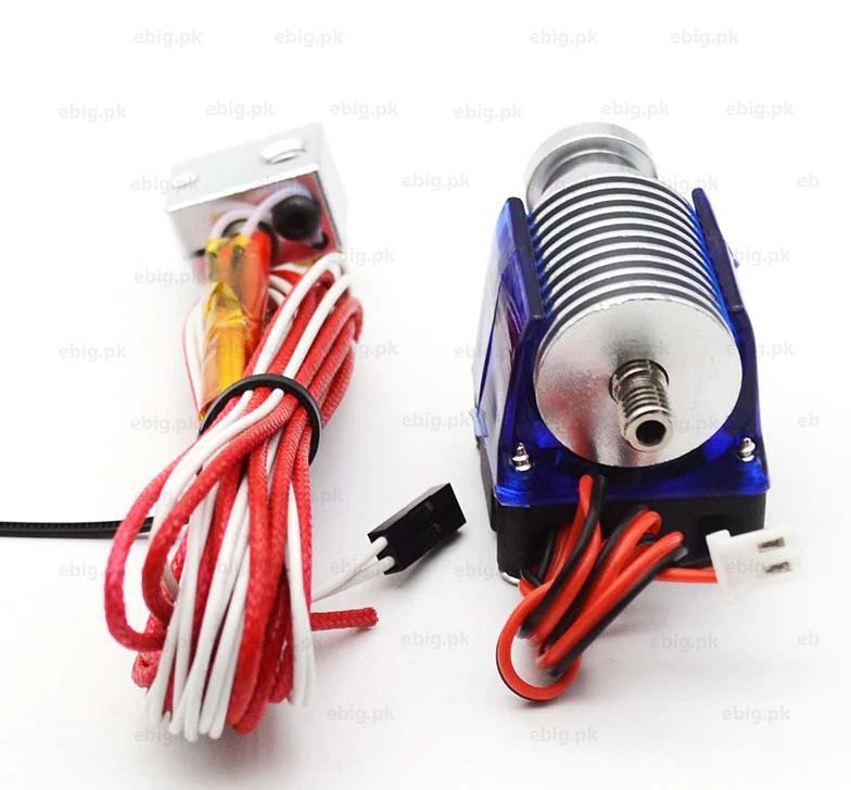 Long Distance Bowden V6 Metal Hotend Extruder 1.75mm with Cooling Fan for 3D Printer in Pakistan - Image 5